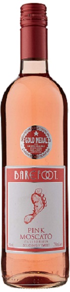 BAREFOOT PINK MOSCATO VINE 75CL 